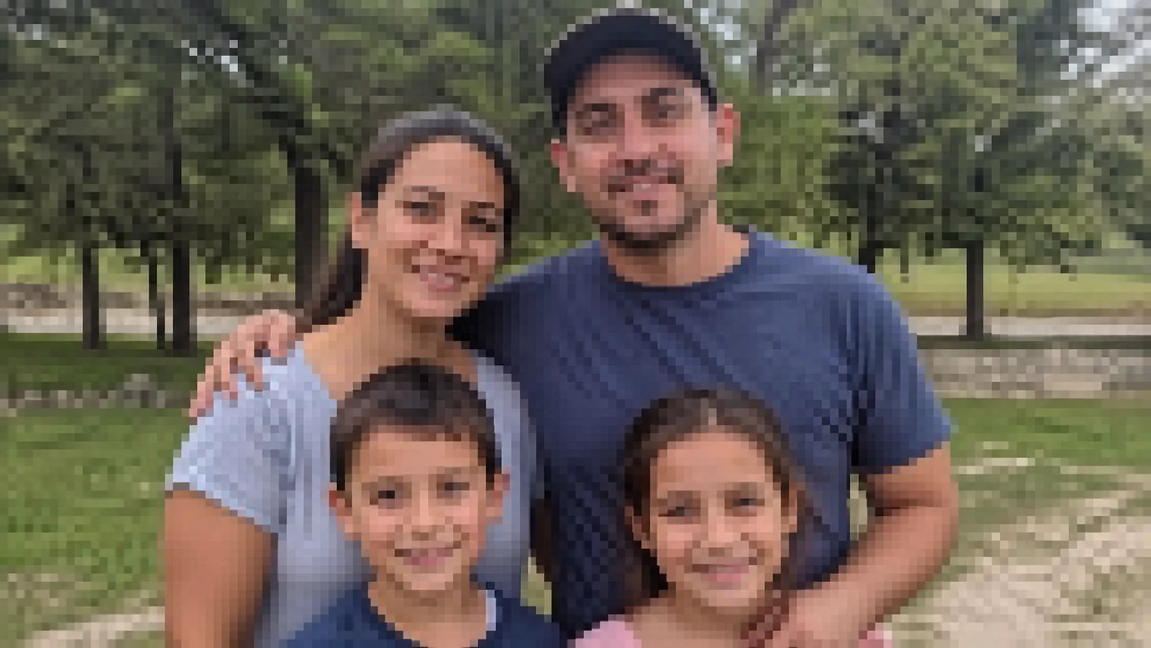 Compressed portrait before pixel cleanup